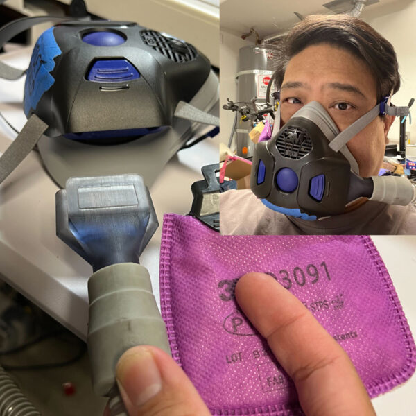 Progress on our powered respirator (PAPR)
